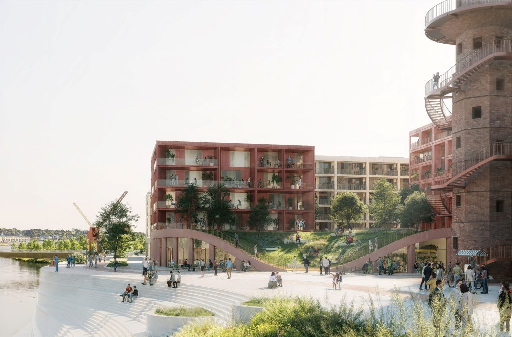 H. ir O. Minkovskių g. 41A (H. ir O. Minkovskių g. 41A) - Multi apartment, Office center - visualization