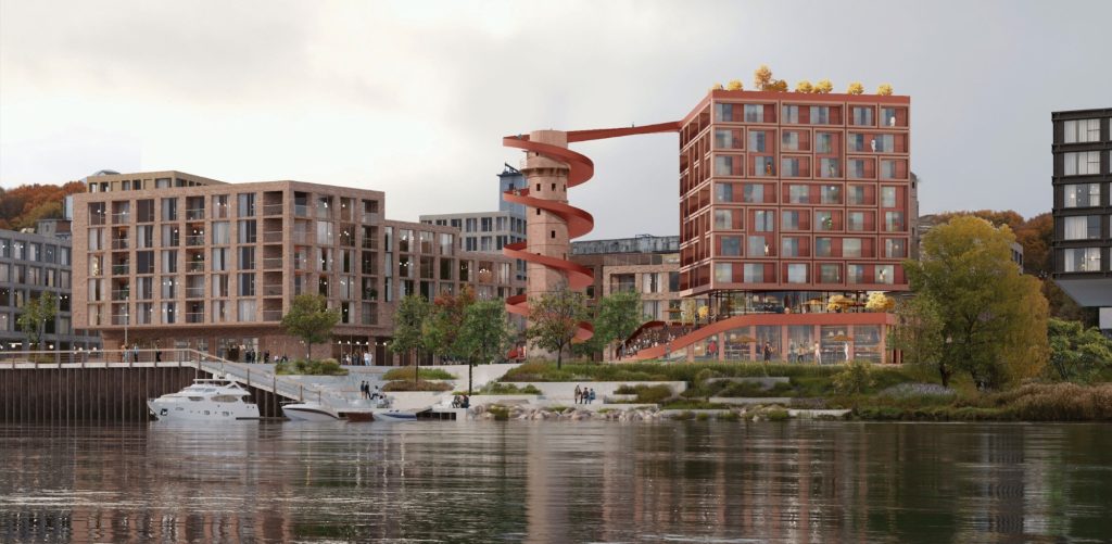 H. ir O. Minkovskių g. 41A (H. ir O. Minkovskių g. 41A) - Multi apartment, Office center - visualization