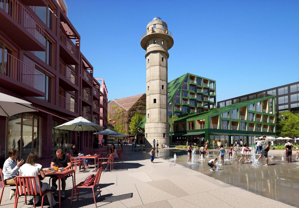 H. ir O. Minkovskių g. 41A (H. ir O. Minkovskių g. 41A) - Multi apartment, Office center - visualization