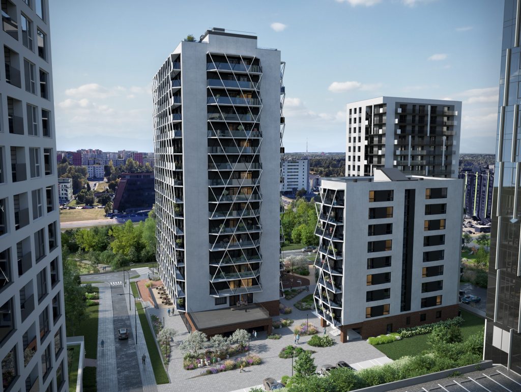 Skyhome 2 (Juozo Rutkausko g. 17) - Multi apartment - visualization