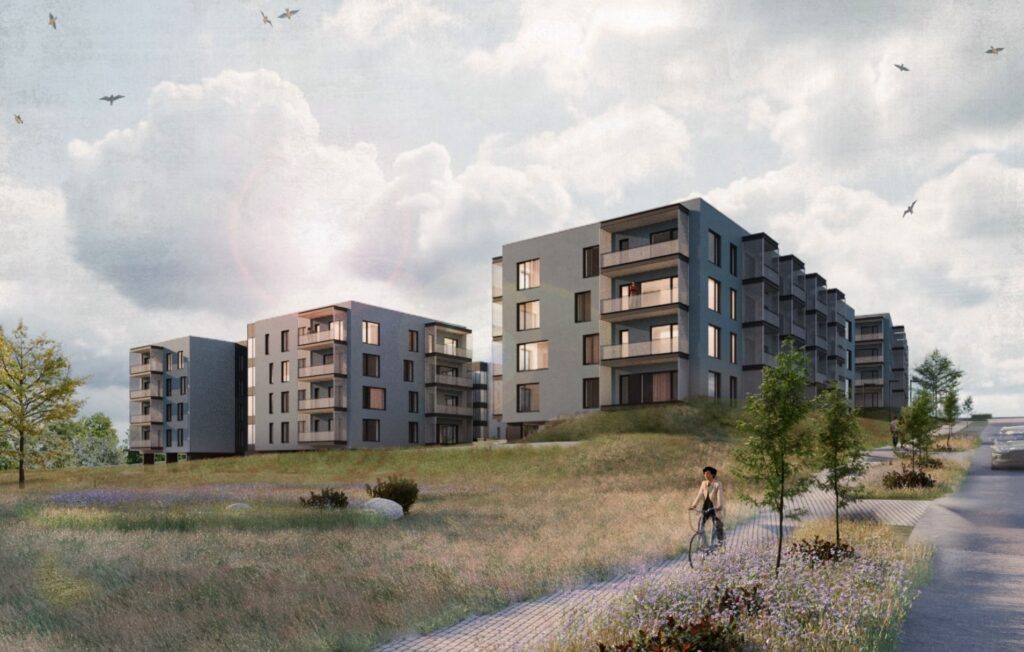 Kalno g. 111, Lietaviškių g. 19 (Kalno g. 111, Lietaviškių g. 19) - Daudzdzīvokļu nams - vizualizācija