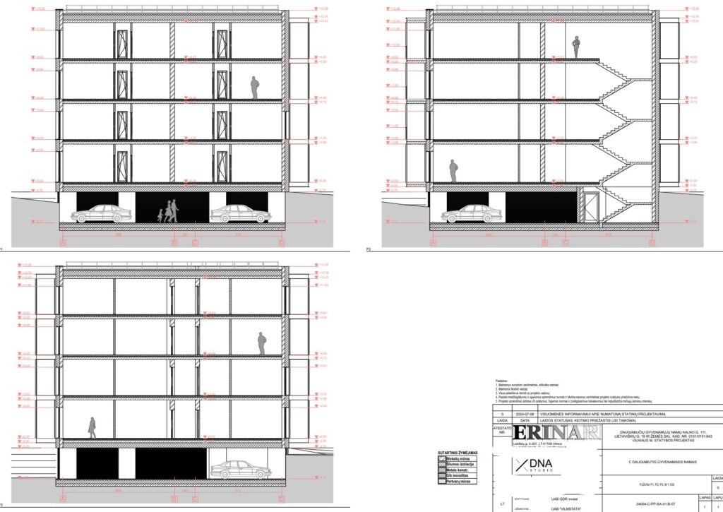 Kalno g. 111, Lietaviškių g. 19 (Kalno g. 111, Lietaviškių g. 19) - Daudzdzīvokļu nams - vizualizācija