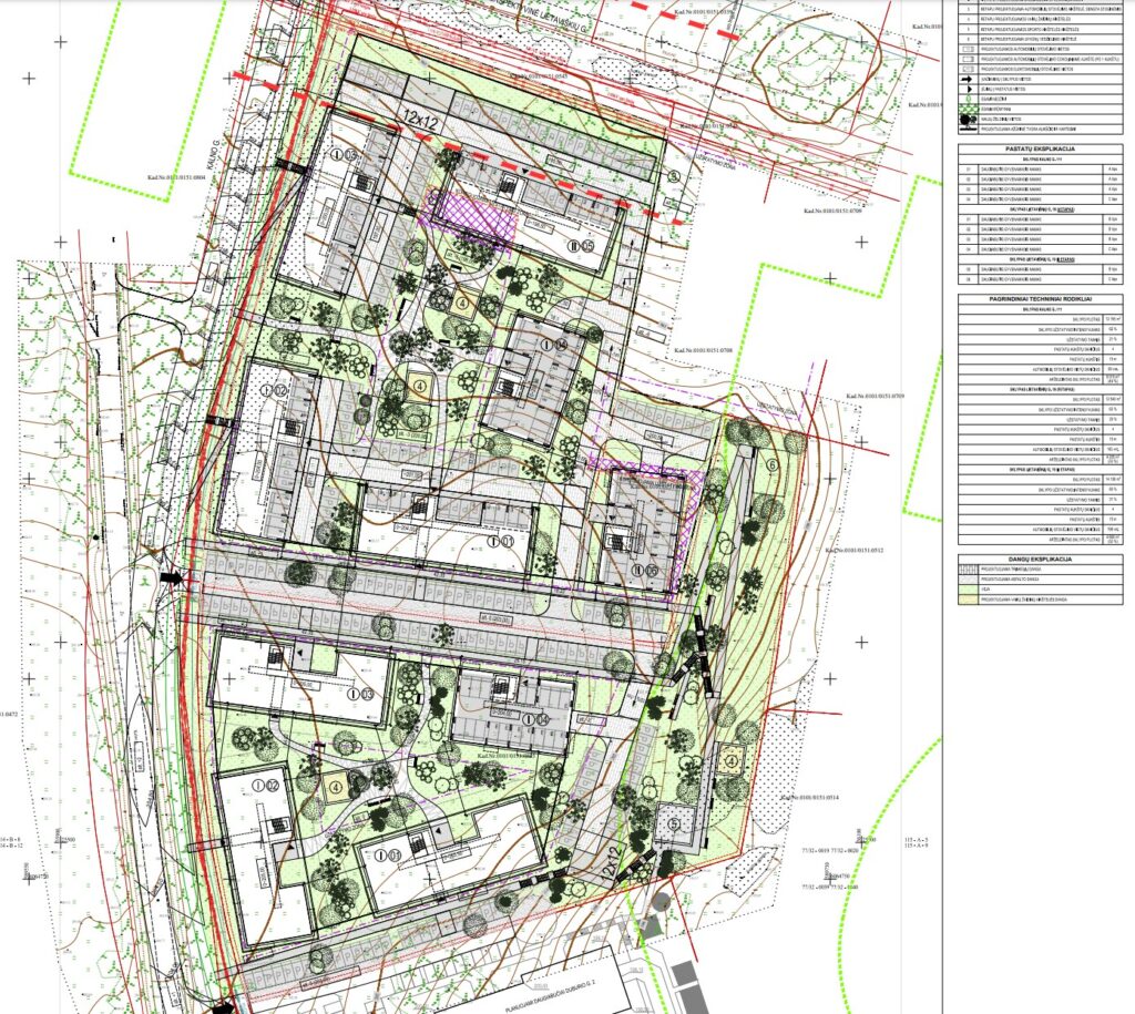 Kalno g. 111, Lietaviškių g. 19 (Kalno g. 111, Lietaviškių g. 19) - Daudzdzīvokļu nams - vizualizācija