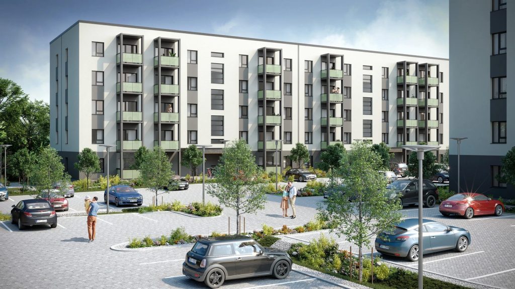 Blūmendāles mājas - 1. ēka (Prūšu iela 1E) - Korterelamu - visuaalne