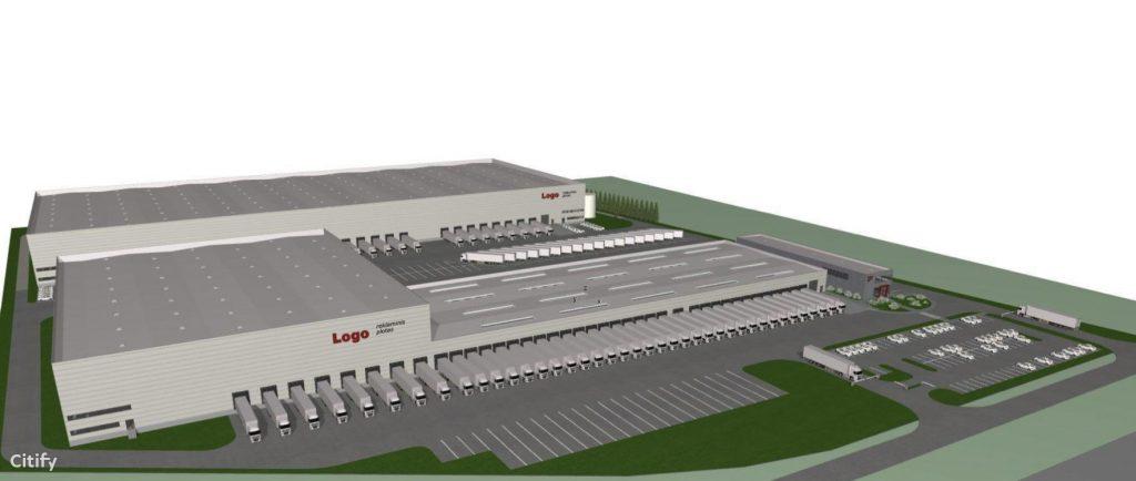 Raben Kauno logistikos centras (Pasakų g. 5, Kumpių k., Domeikavos sen.) - Sandėlys / Platinimo centras - vizualizacija