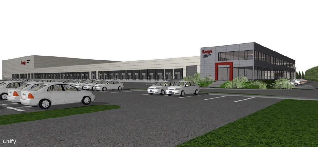 Raben Kauno logistikos centras (Pasakų g. 5, Kumpių k., Domeikavos sen.) - Sandėlys / Platinimo centras - vizualizacija