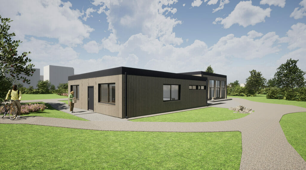 KU Botanikos sodo pastatas (Kretingos g. 92) - Science institution - visualization