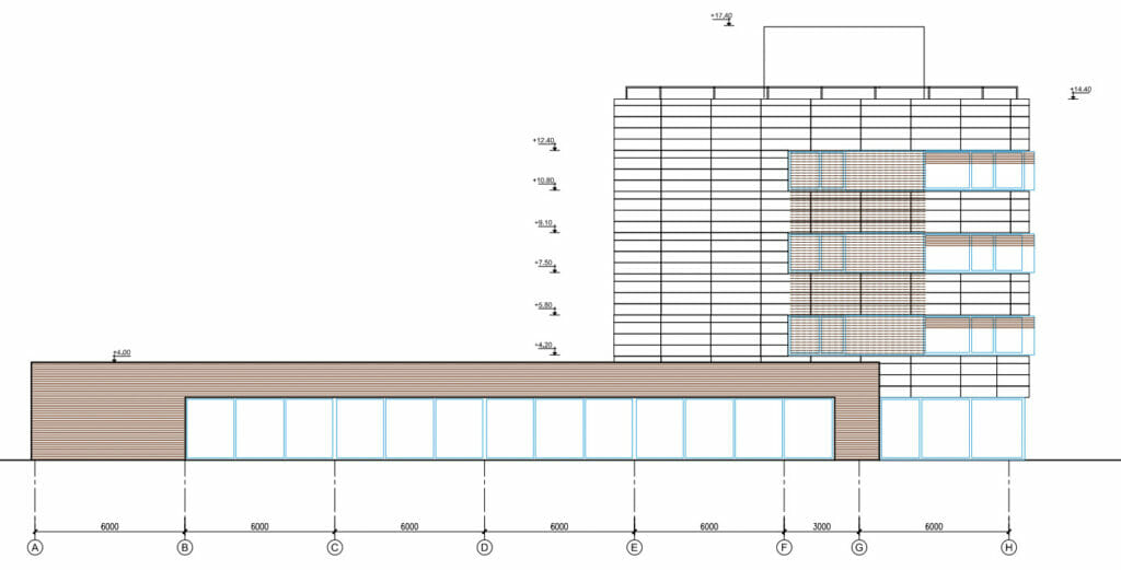 Europos pr. 39 (Europos pr. 39) - Biroju centrs - vizualizācija