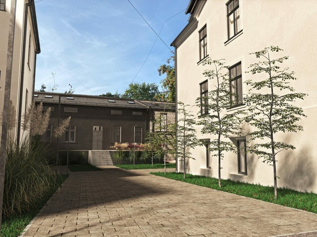 Tallinas iela 91, 93, Jāņa Asara iela 16A (Tallinas iela 91, 93, Jāņa Asara iela 16A) - Daugiabutis - vizualizacija