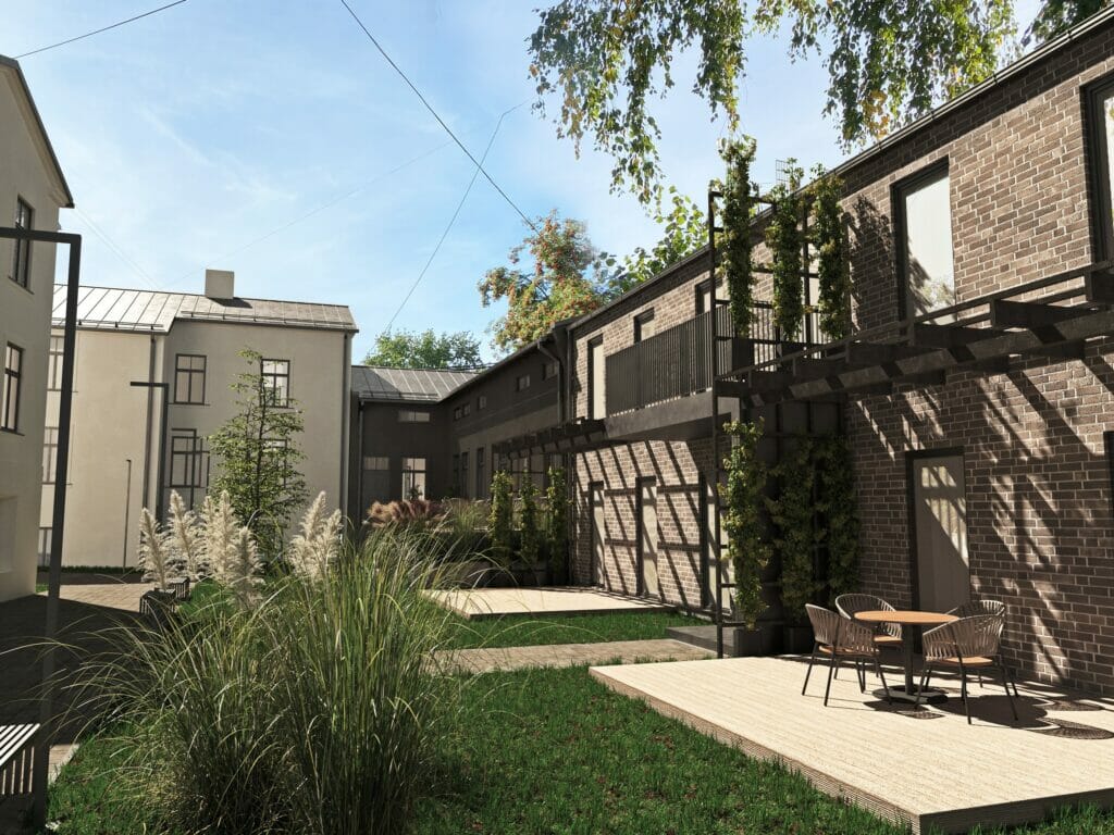 Tallinas iela 91, 93, Jāņa Asara iela 16A (Tallinas iela 91, 93, Jāņa Asara iela 16A) - Daugiabutis - vizualizacija