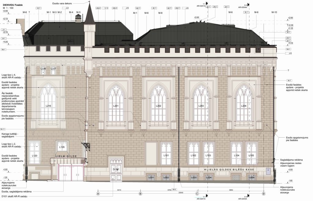 Lielās ģildes pārbūve un atjaunošana II posms (Amatu iela 6) - Cultural center - visualization