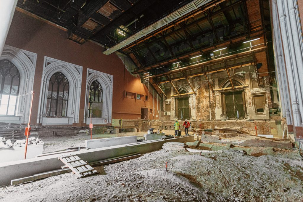 Lielās ģildes pārbūve un atjaunošana II posms (Amatu iela 6) - Cultural center - construction photos