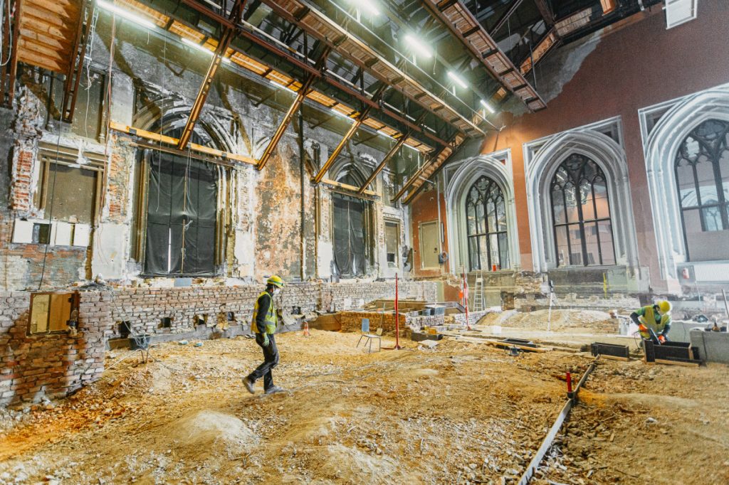 Lielās ģildes pārbūve un atjaunošana II posms (Amatu iela 6) - Cultural center - construction photos