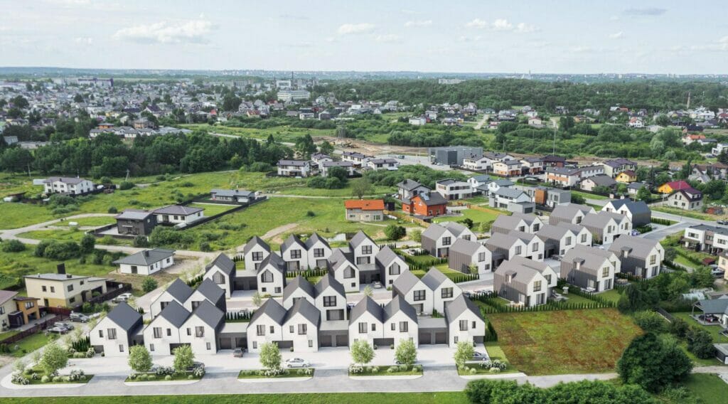 Fredos mėta (Mėtų g., J. Tysliavos g.) - Row housing - visualization