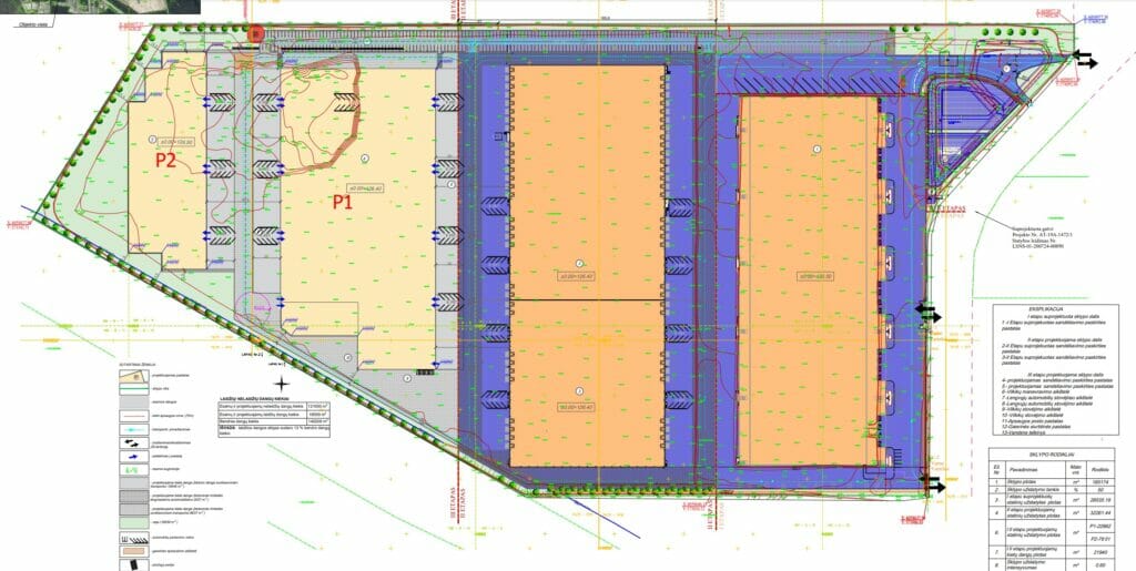 J55 logistikos centras 4 etapas (Plungės g. 4) - Noliktava / Izplatīšanas centrs - vizualizācija