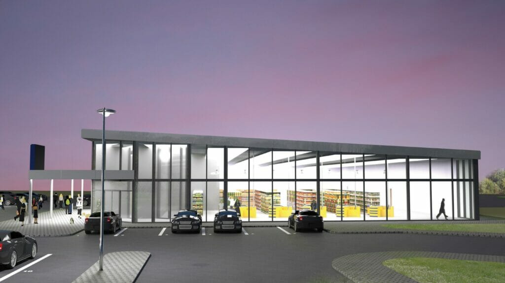 LIDL Draugystės g. 2M (Draugystės g. 2M, Bukiškių k.) - Food store - visualization