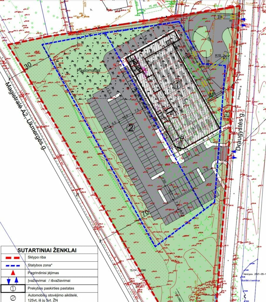 LIDL Draugystės g. 2M (Draugystės g. 2M, Bukiškių k.) - Food store - visualization