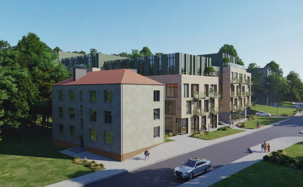 Mildos g. 4 (Mildos g. 4) - Viesnīca, Daudzdzīvokļu nams - vizualizācija