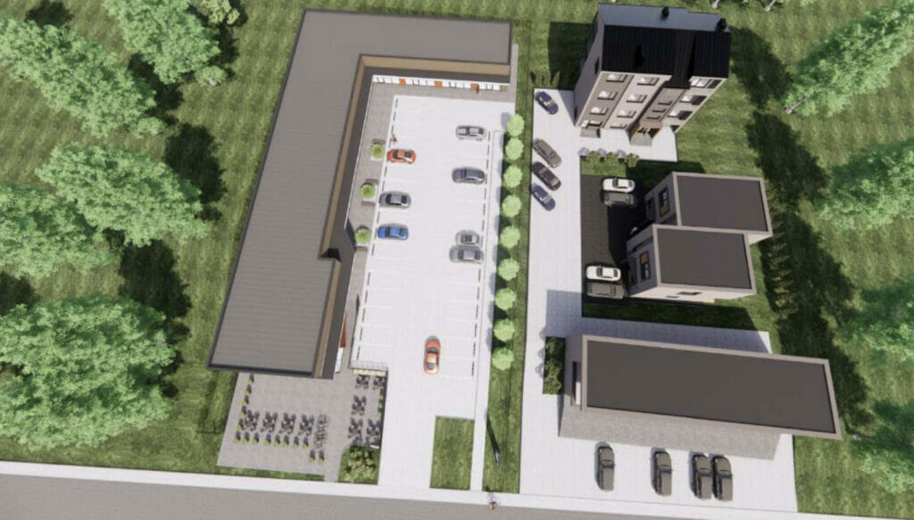 Romainių g. 98 (Romainių g. 98) - Shopping center - visualization