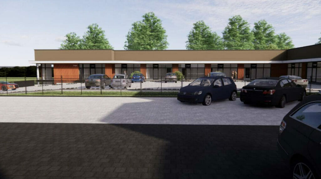 Romainių g. 98 (Romainių g. 98) - Shopping center - visualization