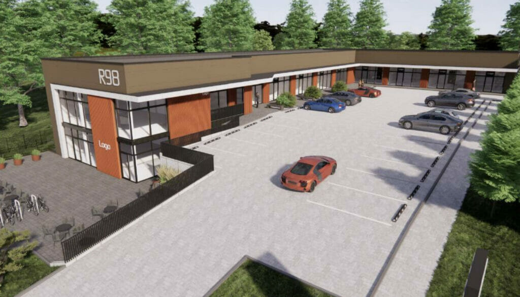 Romainių g. 98 (Romainių g. 98) - Shopping center - visualization