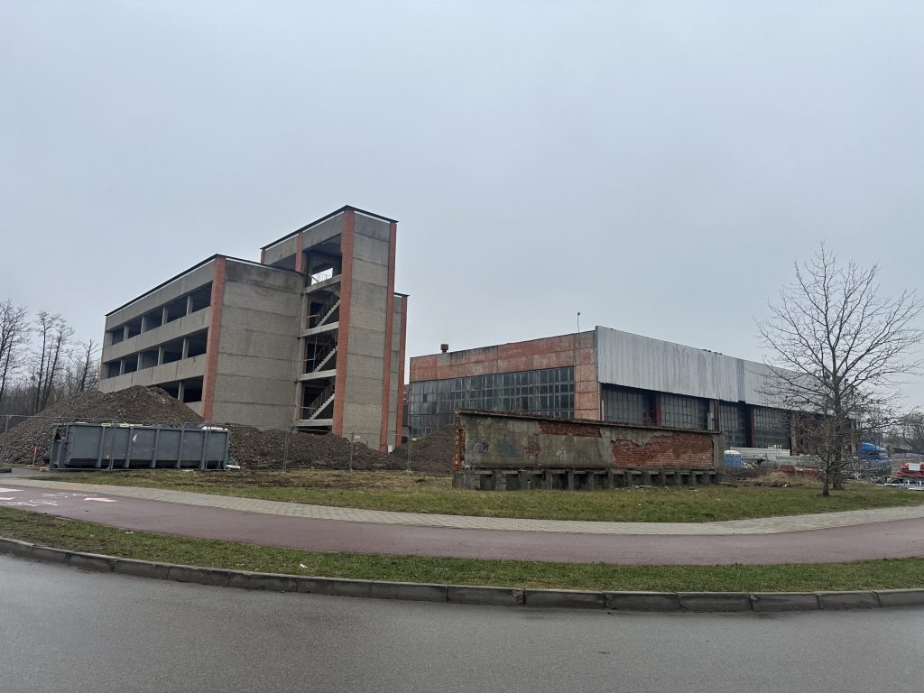 Europos pr. 39 (Europos pr. 39) - Biroju centrs - būvdarbu attēli