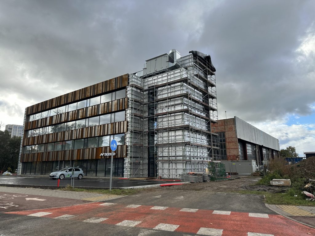 Europos pr. 39 (Europos pr. 39) - Biroju centrs - būvdarbu attēli