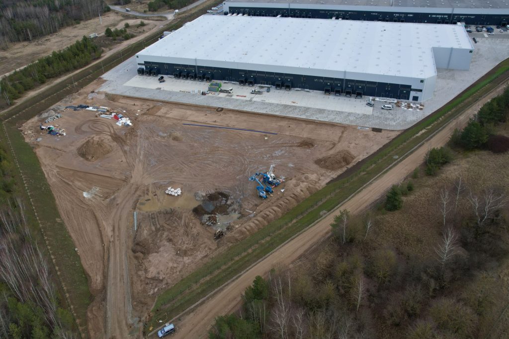 J55 logistikos centras 4 etapas (Plungės g. 4) - Noliktava / Izplatīšanas centrs - būvdarbu attēli