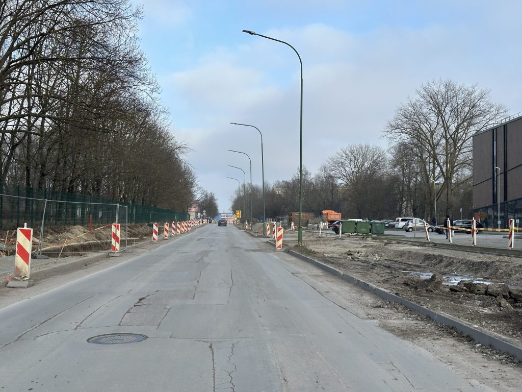 Paryžiaus Komunos g. remontas (Paryžiaus Komunos g.) - Bike path, Street - construction photos