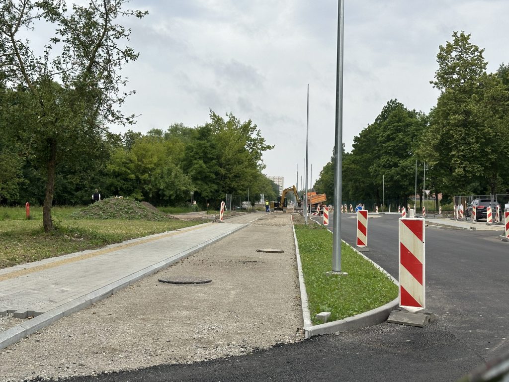 Paryžiaus Komunos g. remontas (Paryžiaus Komunos g.) - Bike path, Street - construction photos