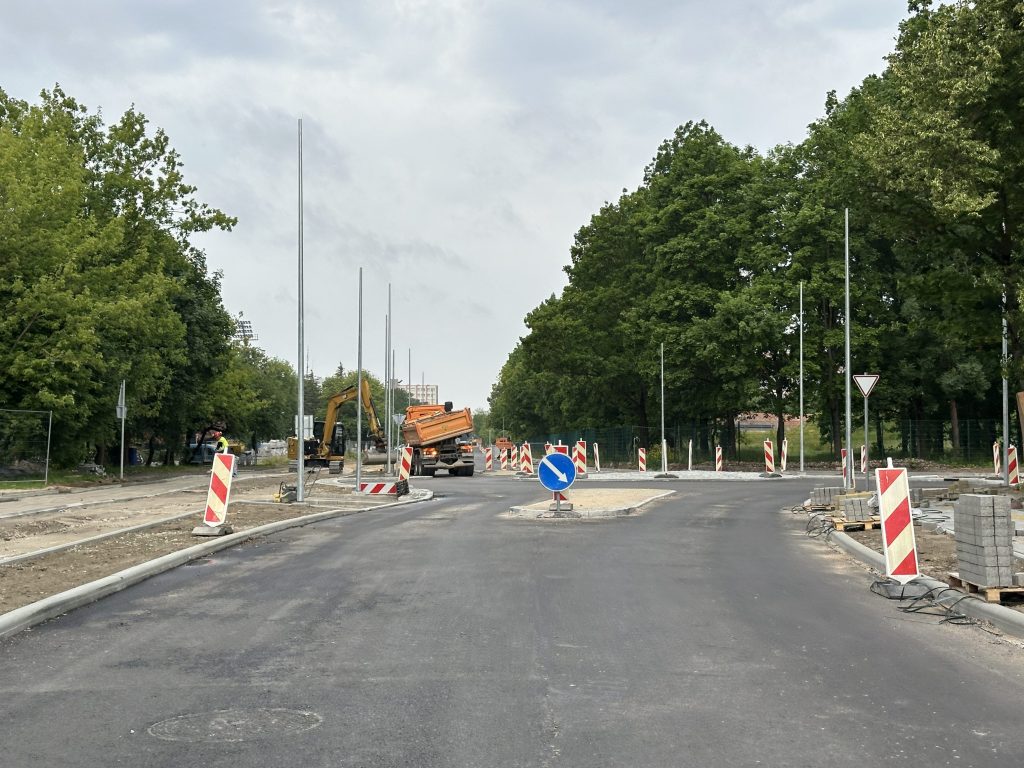 Paryžiaus Komunos g. remontas (Paryžiaus Komunos g.) - Bike path, Street - construction photos