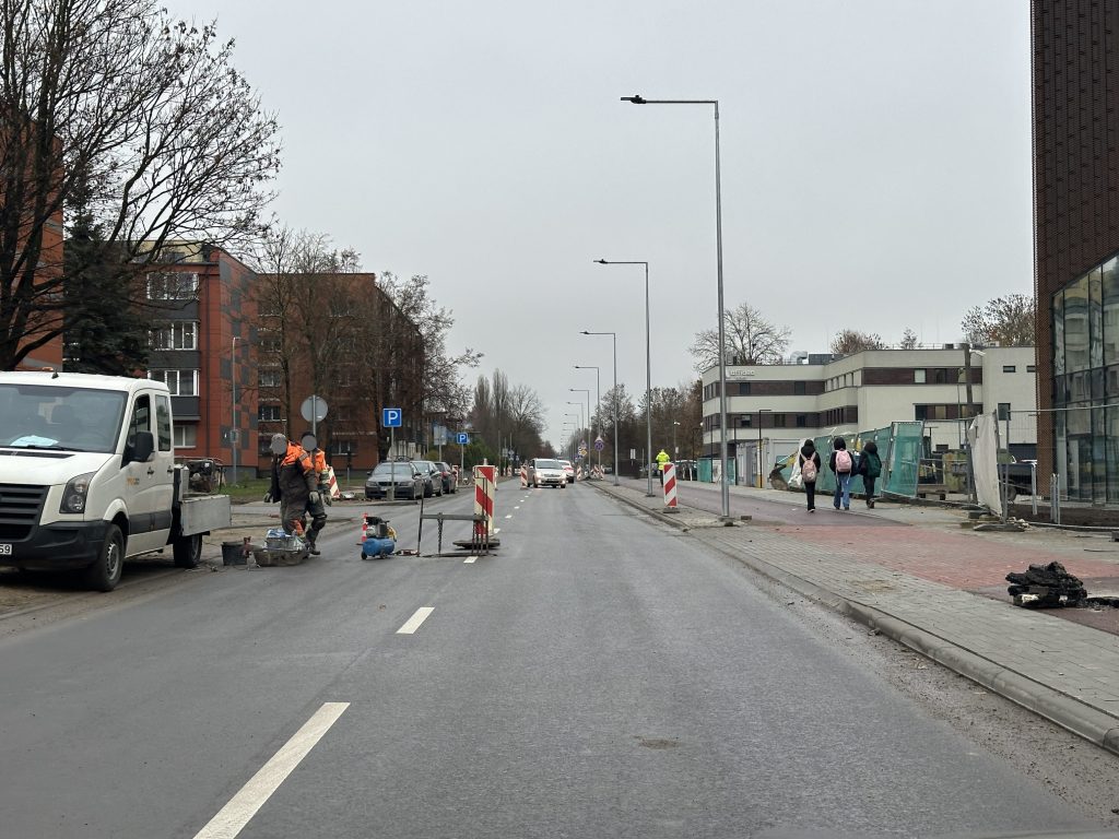 Paryžiaus Komunos g. remontas (Paryžiaus Komunos g.) - Bike path, Street - construction photos