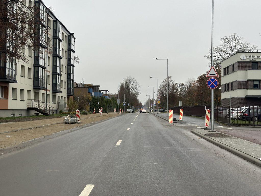 Paryžiaus Komunos g. remontas (Paryžiaus Komunos g.) - Bike path, Street - construction photos