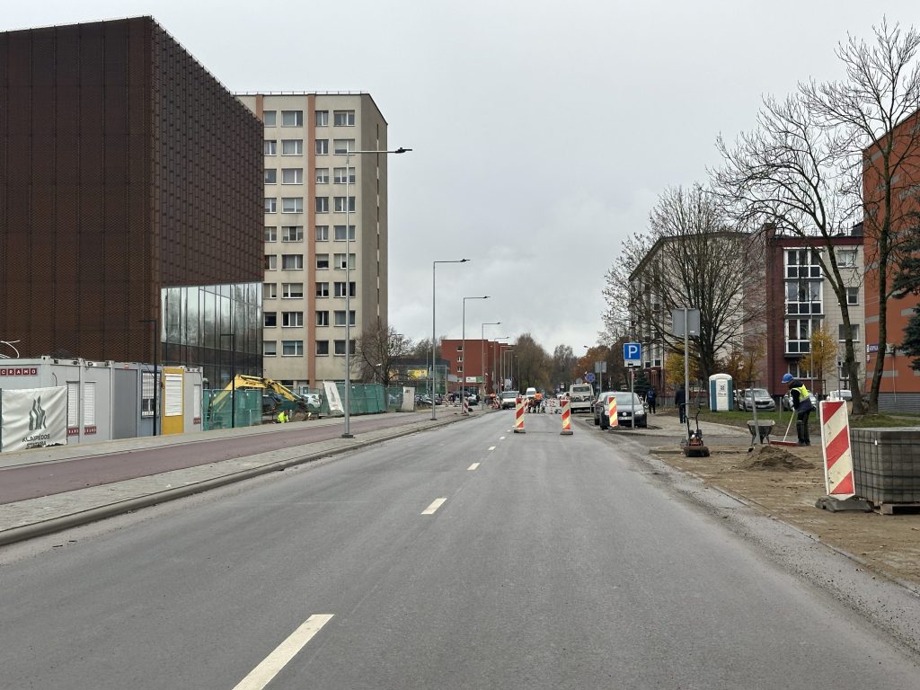 Paryžiaus Komunos g. remontas (Paryžiaus Komunos g.) - Bike path, Street - construction photos