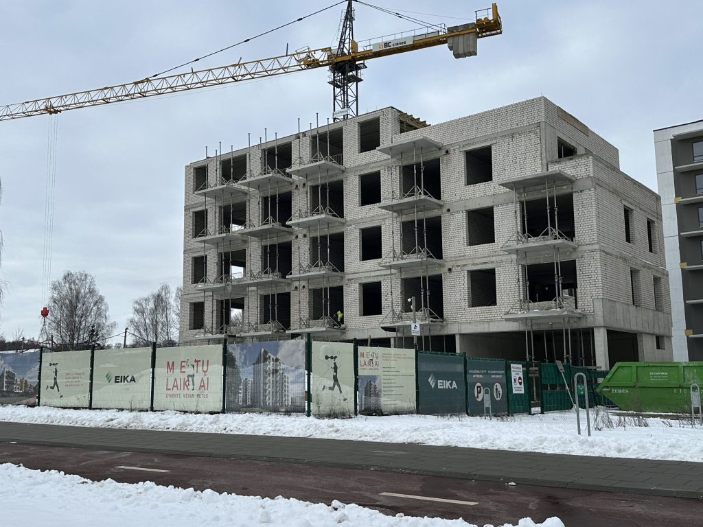 Metų laikai 2 etapas (Visorių g. 27) - Multi apartment - construction photos