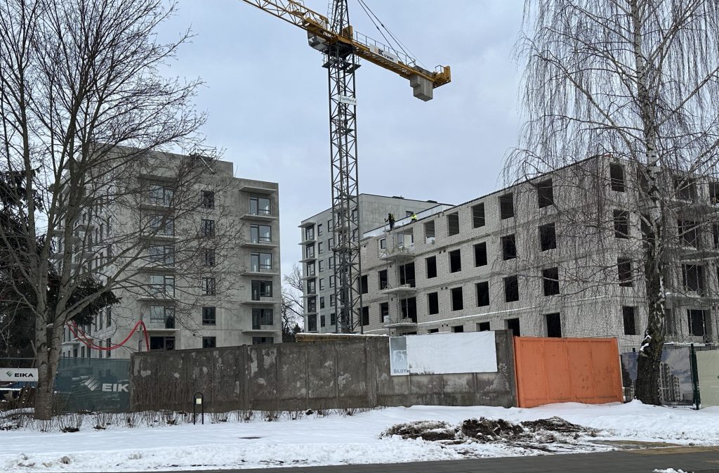 Metų laikai 2 etapas (Visorių g. 27) - Multi apartment - construction photos