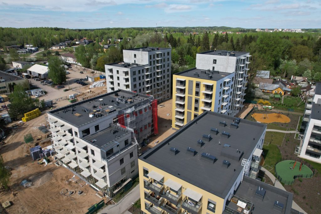 Metų laikai 2 etapas (Visorių g. 27) - Multi apartment - construction photos