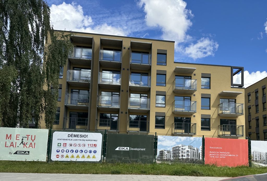 Metų laikai 2 etapas (Visorių g. 27) - Multi apartment - construction photos