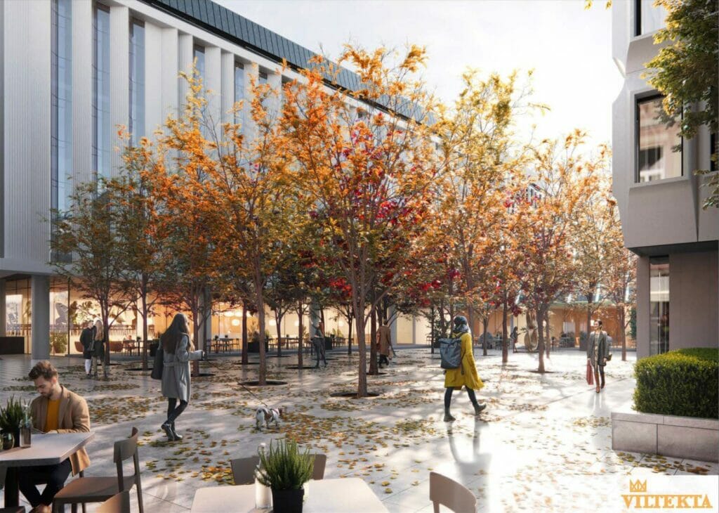 Vilniaus g. 33 / Palangos g. 4 (Vilniaus g. 33, Palangos g. 4) - Office center - visualization