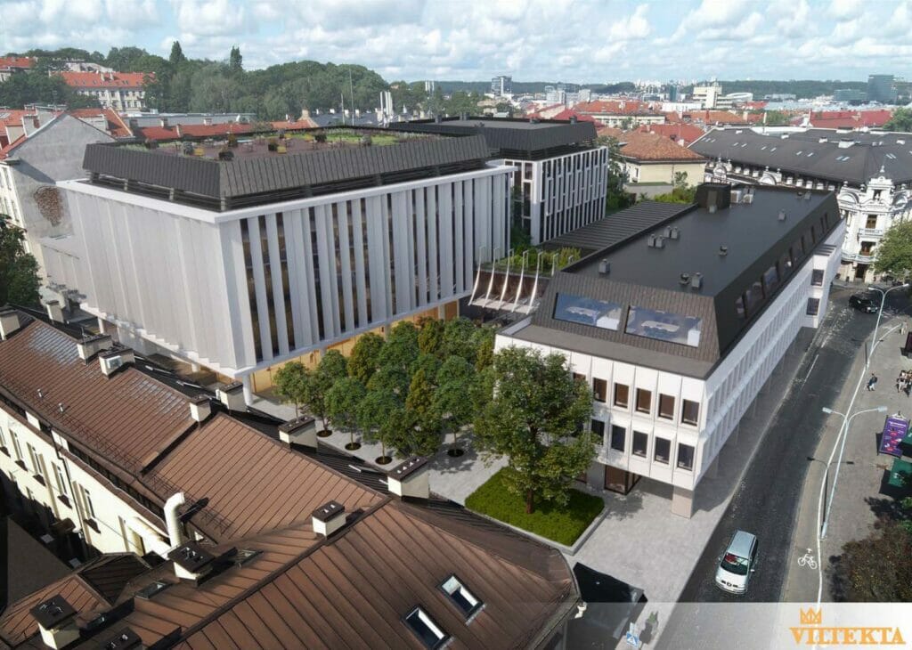 Vilniaus g. 33 / Palangos g. 4 (Vilniaus g. 33, Palangos g. 4) - Office center - visualization