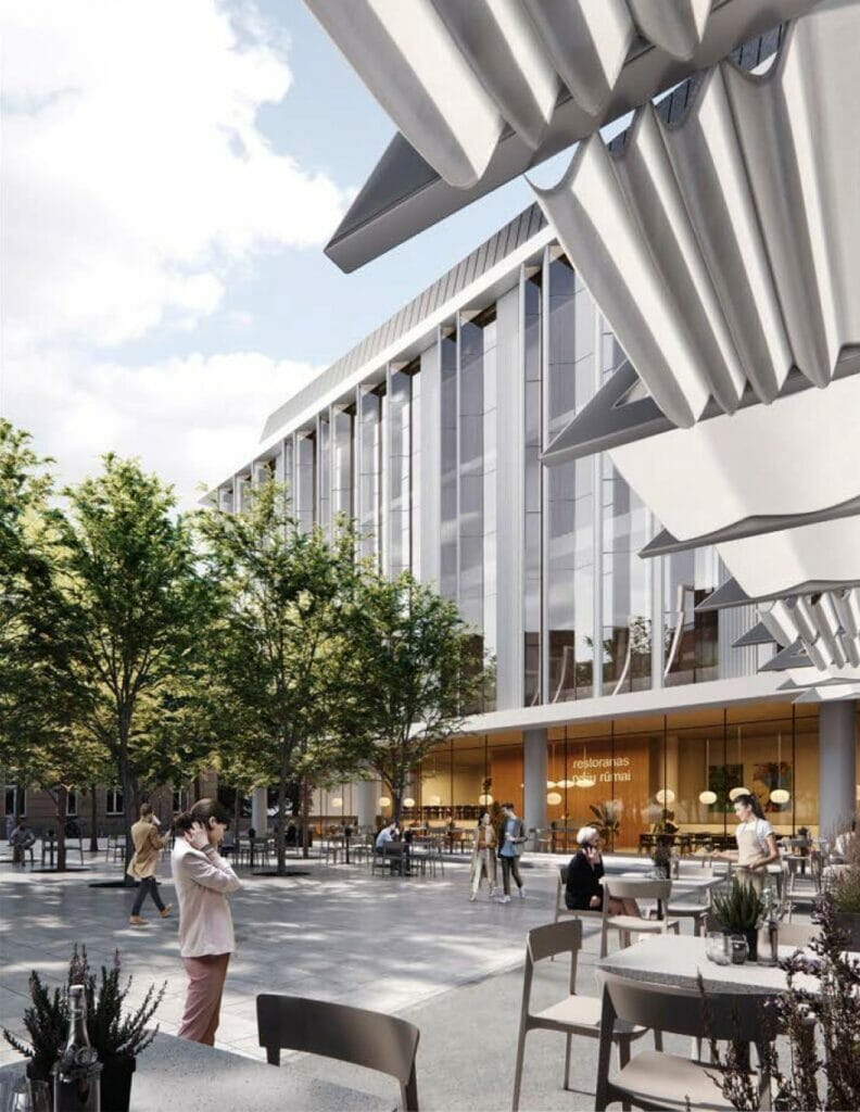 Vilniaus g. 33 / Palangos g. 4 (Vilniaus g. 33, Palangos g. 4) - Office center - visualization