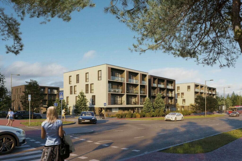 Vyšnios 2 etapas (Karaliaučiaus g. 29, 31) - Multi apartment - visualization