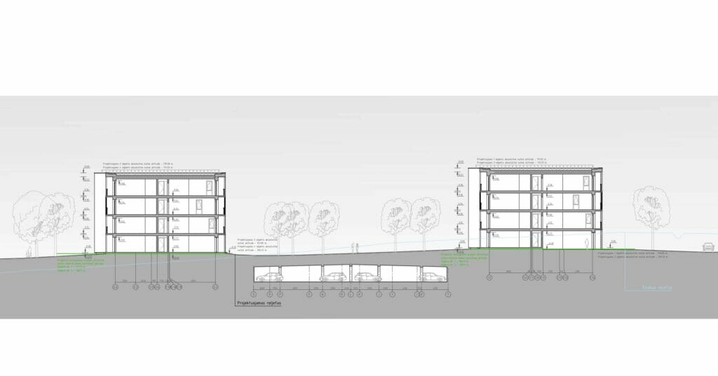 Vyšnios 2 etapas (Karaliaučiaus g. 29, 31) - Multi apartment - visualization