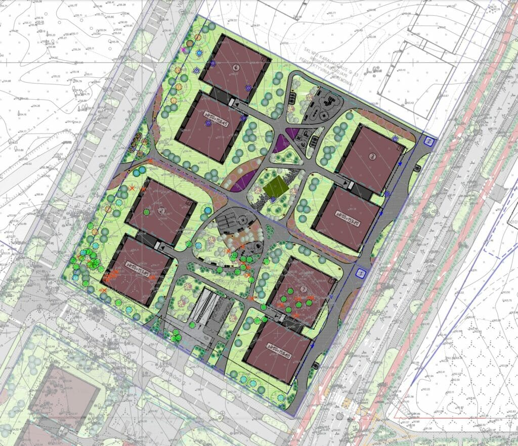 Vyšnios 2 etapas (Karaliaučiaus g. 29, 31) - Multi apartment - visualization