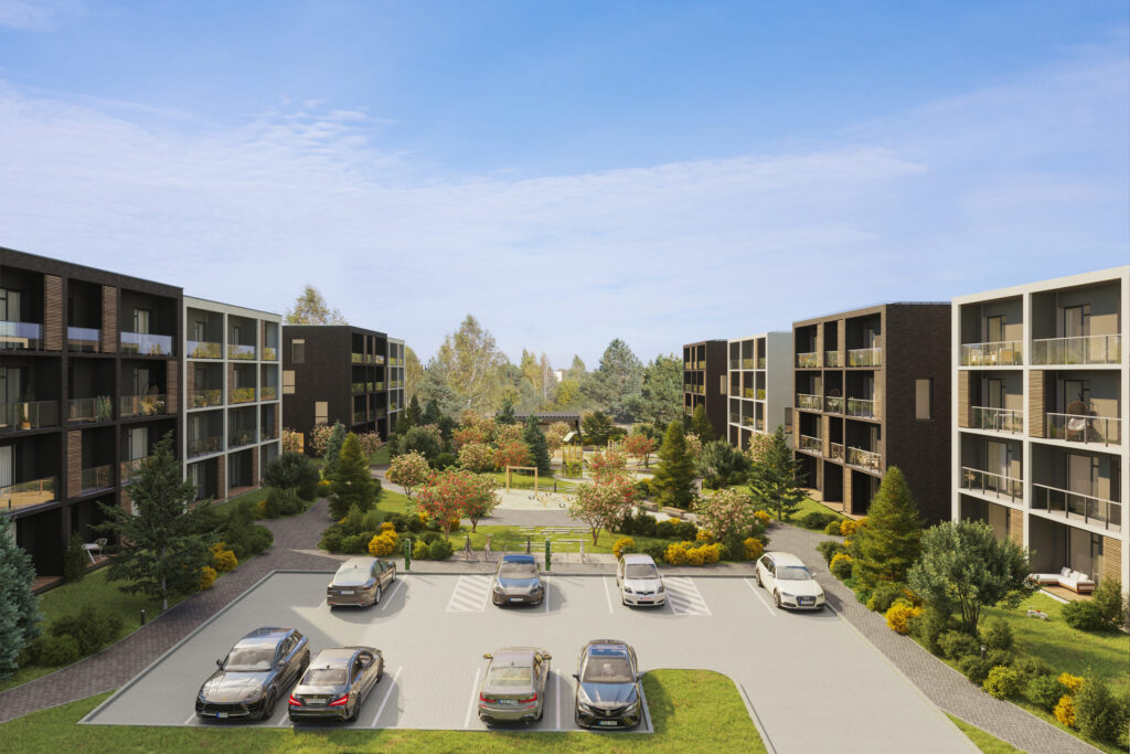 Vyšnios 3 etapas (Karaliaučiaus g. 33, 42) - Multi apartment - visualization