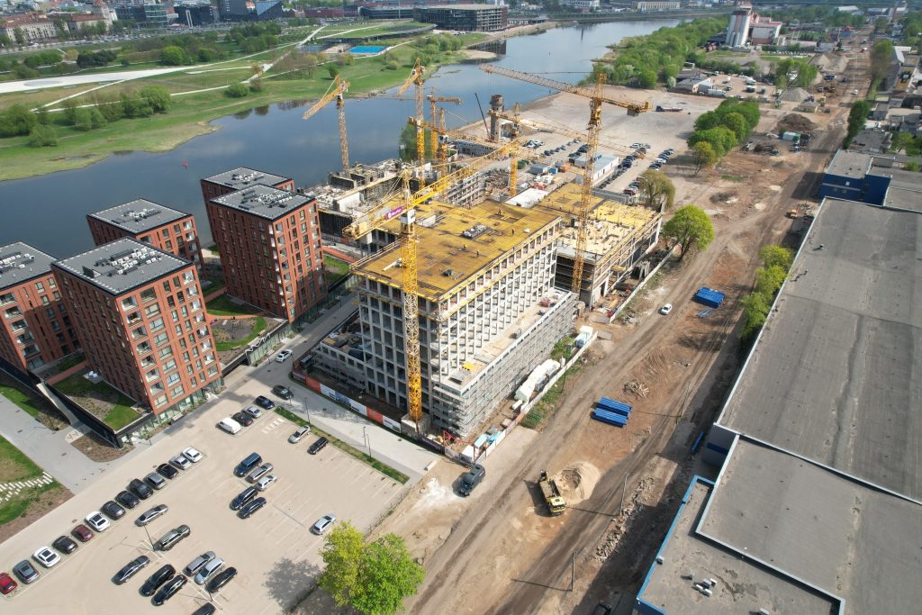 Verslo centras Hermanas (H. ir O. Minkovskių g. 41C) - Biroju centrs - būvdarbu attēli