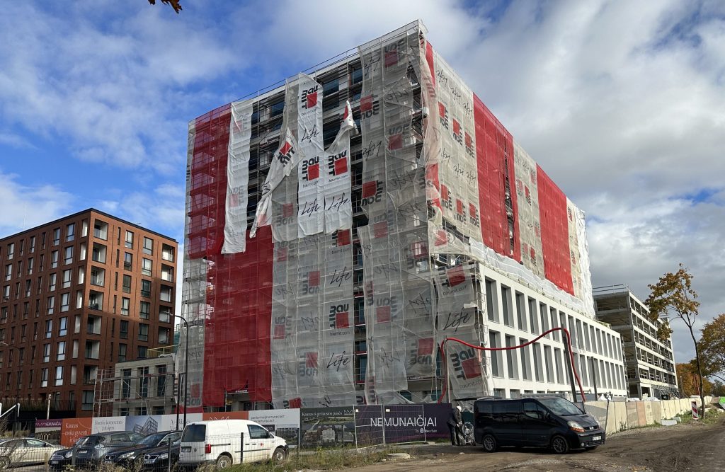 Verslo centras Hermanas (H. ir O. Minkovskių g. 41C) - Biroju centrs - būvdarbu attēli