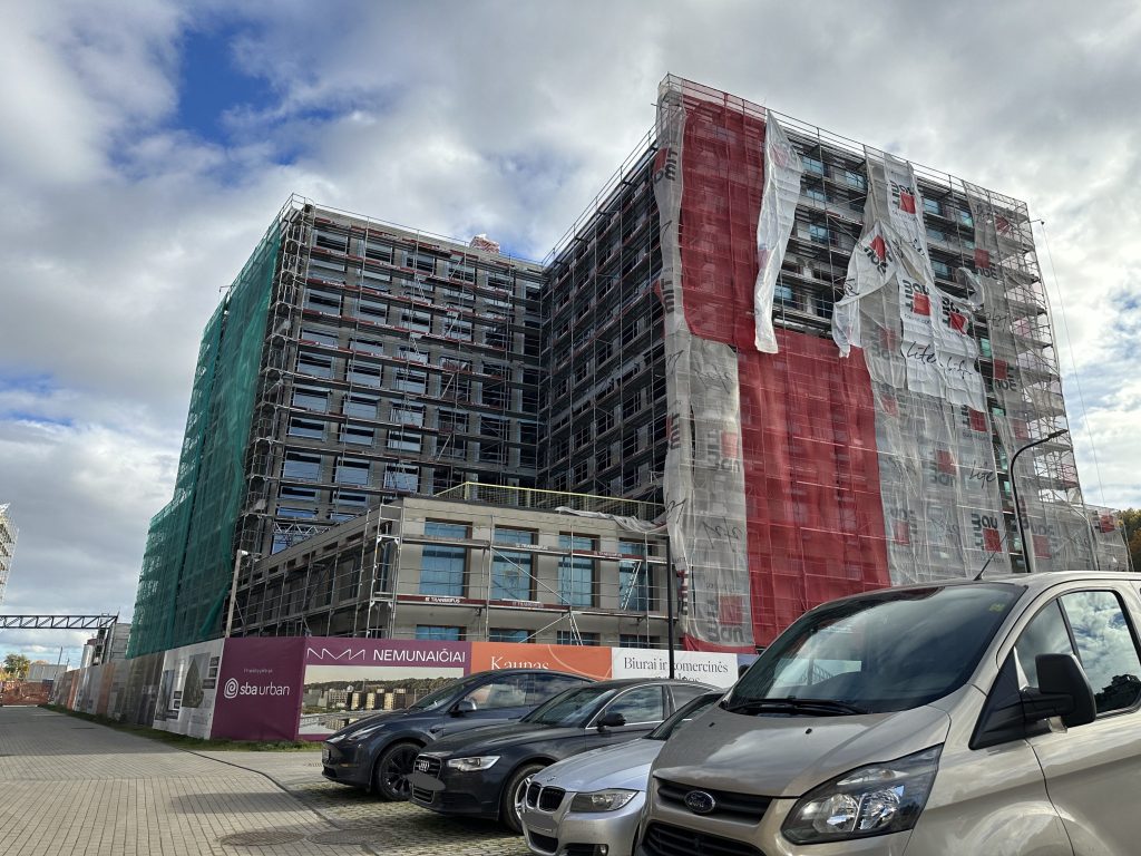 Verslo centras Hermanas (H. ir O. Minkovskių g. 41C) - Biroju centrs - būvdarbu attēli