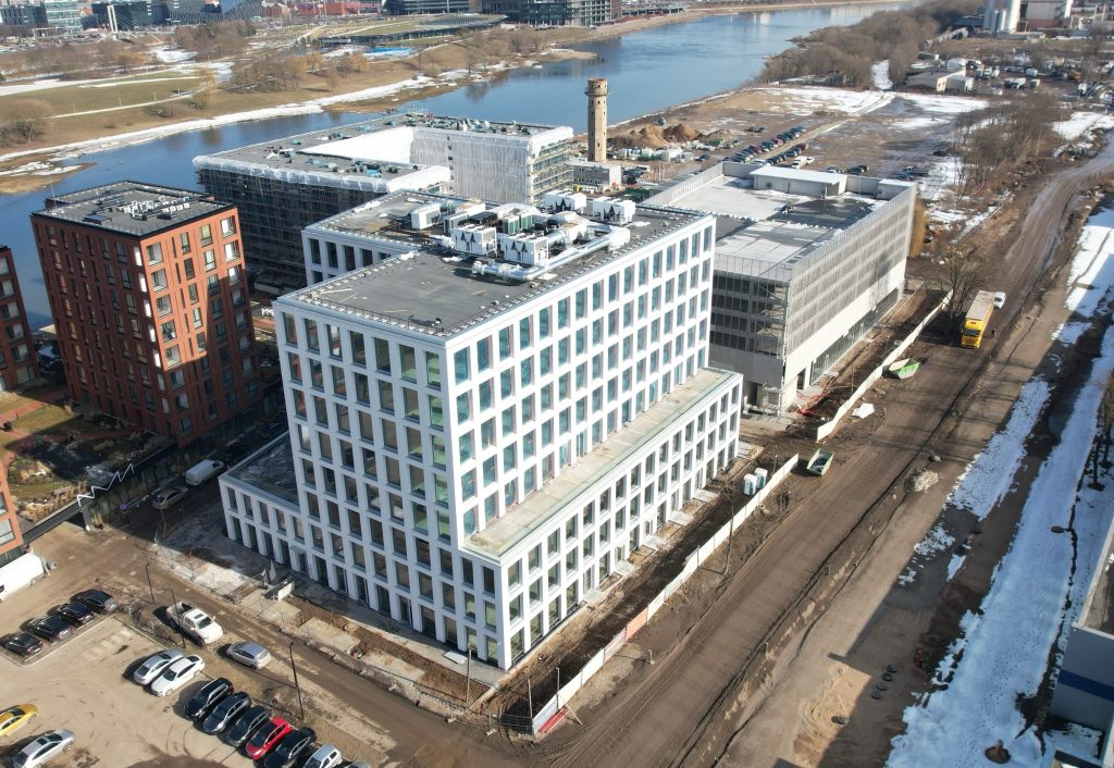 Verslo centras Hermanas (H. ir O. Minkovskių g. 41C) - Biroju centrs - būvdarbu attēli