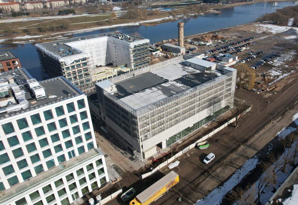 Verslo centras Hermanas (H. ir O. Minkovskių g. 41C) - Biroju centrs - būvdarbu attēli